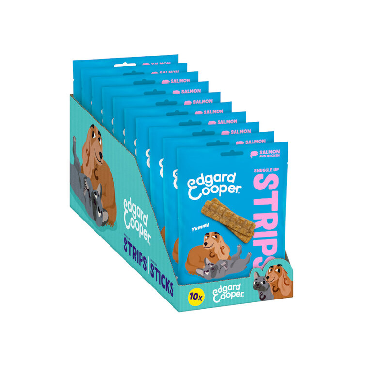 75 g Edgard y Cooper Tiras de Salmão e Frango para cães,  Imagem número 9 75 g Edgard y Cooper Tiras de Salmão e Frango para cães, , large Imagem número 9